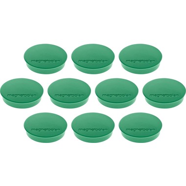 MAGNETOPLAN Aimant Discofix Standard 30mm 1664205 vert, env. 0.7 kg 10 pcs.