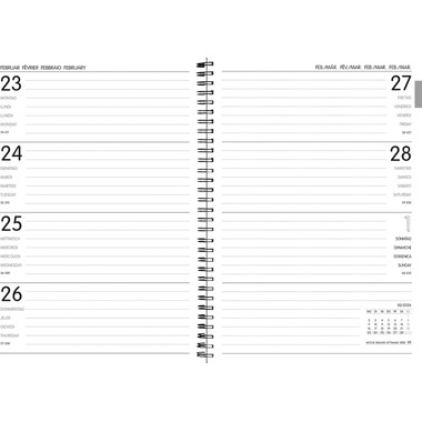 SIMPLEX Agenda Harmony 2026 40607.26 1S/2P Flower ML 14.8x21cm