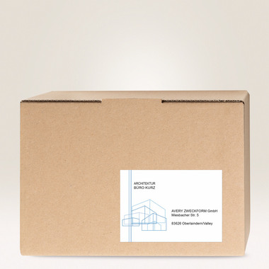 AVERY ZWECKFORM Universal-Etiketten 210x148mm 6604 weiss 130 Stk./65 Blatt