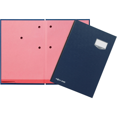 PAGNA Raccoglitore firme De Luxe A4 24202-02 blu 20 compart.