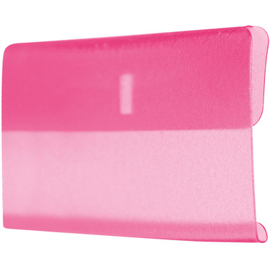 BIELLA Klarsichthülsen 60x30mm 27360240U rosa 25 Stück