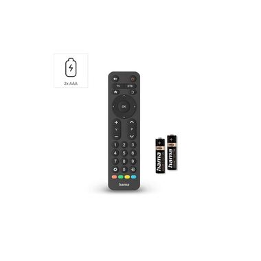 Hama Technics AG Universal-Fernbedienung Infrarot, für 2 Geräte, lernfähig