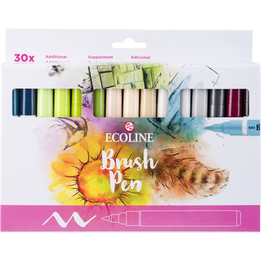 TALENS Ecoline Brush Pen Set 11509006 ass. Additional 30 pcs.