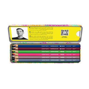 CARAN D'ACHE Farbstifte GERMANIER 3000.016 Kreativset 13 Stück