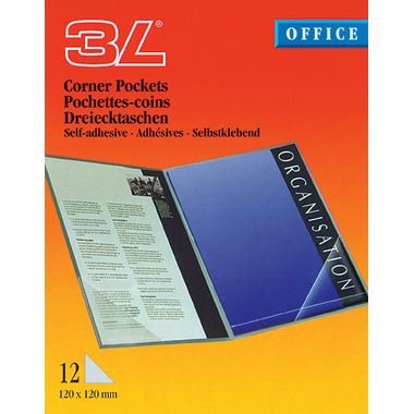 3L Corner-Pockets 100x100mm 10011 PP adesivo 12 pz.