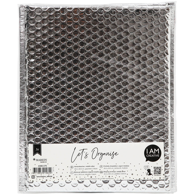 I AM CREATIVE Geschenktasche Let`s Organize 4088.076 metallic silber 3 Stück