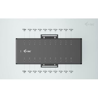 i-tec USB-Hub USB-C/USB-A 15 W 20x USB-C