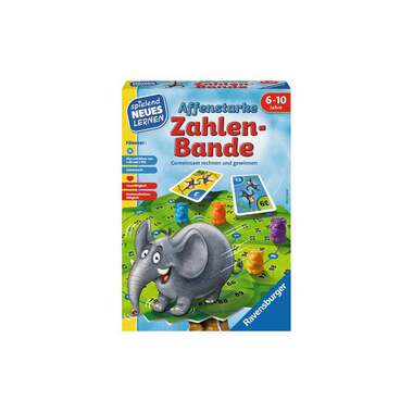 Ravensburger Gioco per bambini Affenstarke Zahlenbande