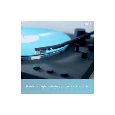 Sony Tourne-disque Bluetooth PS-LX3BT Noir