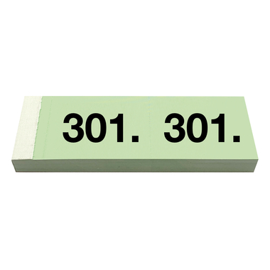 SIMPLEX Blocco guardaroba 301-400 13095 verde 100 fogli