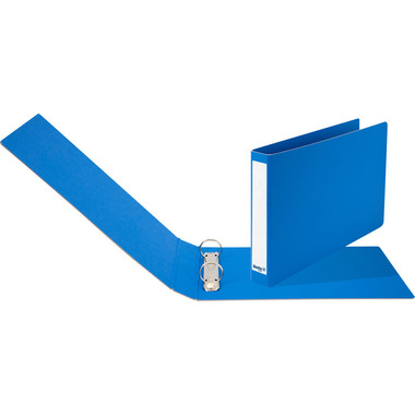 BIELLA Classeur ann. Viria 3cm 15155305U bleu 2 anneaux A5 hor.