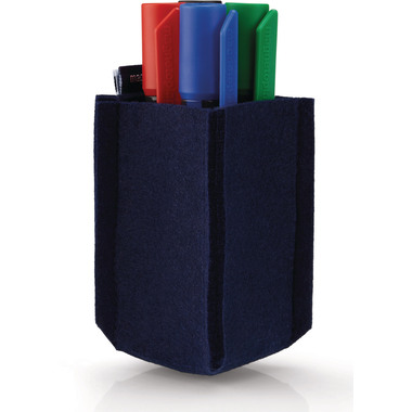 MAGNETOPLAN Portapenne magnetoTray S 1227614 blu, feltro riciclato