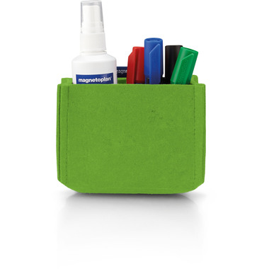 MAGNETOPLAN Porte stylo magnetoTray M 1227705 vert, feutre recyclé