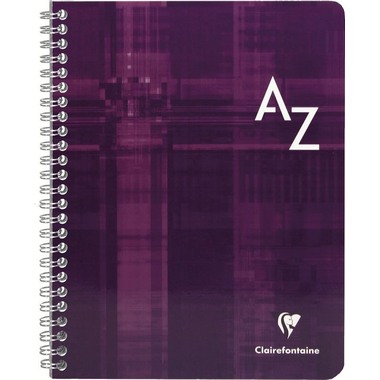 CLAIREFONTAINE Rubrica Index A5 8949C ass., quadri, 5mm 50 fogli