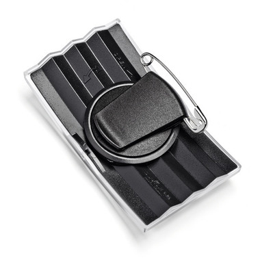 DURABLE Namensschild konvex 75x40mm 812858 25 Stück mit Klemme