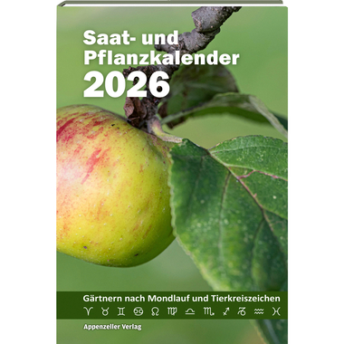 APPENZELLER Saat- und Pflanzkalender 2026 9783858829092 DE 13.5x19.5cm