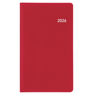 BIELLA Agenda Bern 2026 851572470026U 1S/1P rouge vin ML 8.7x15.3cm