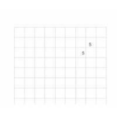 INGOLD-BIWA Inserto p. class. anello A4 02.342.552 bianco 90g 5x5mm 500 fogli