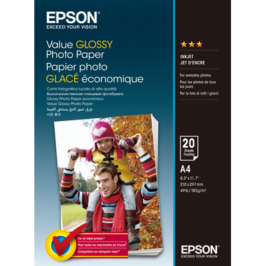 EPSON Value Photo Paper A4 S400035 InkJet 183g 20 feuilles
