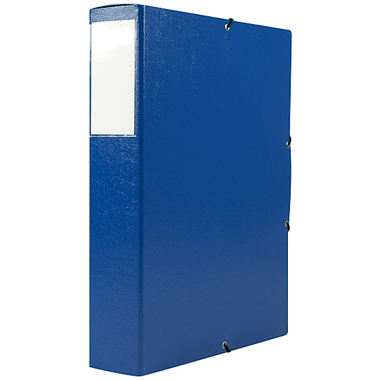 EROLA Sammelbox mit Gummizug A4 116 blau