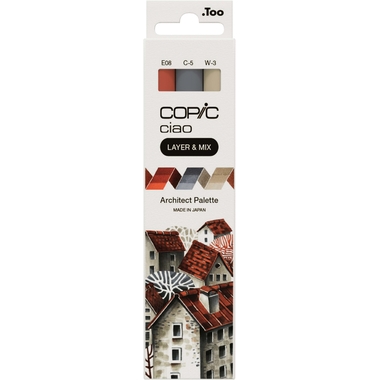 COPIC Marker Ciao 220750304 Architect Palette 3 pezzi