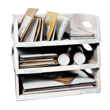 LEITZ Corbeille Courrier Sorty A4/C4 52300085 gris
