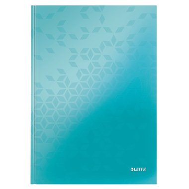 LEITZ Notizbuch WOW A4 46251051 liniert, 90g eisblau