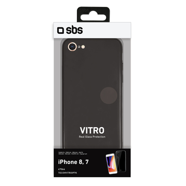 Coque rigide en verre pour iPhone 8 et iPhone 7