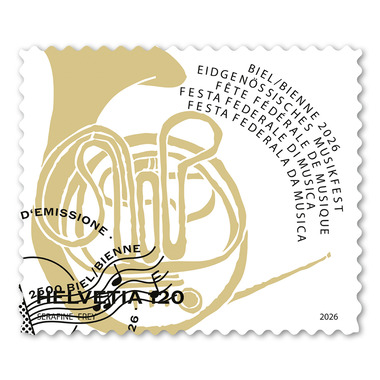 Timbre "Fête fédérale de musique 2026 Biel/Bienne"