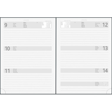 SIMPLEX Simply Colour Line 2026 6700J1.26 1W/2S grau ML 14.8x20.8cm