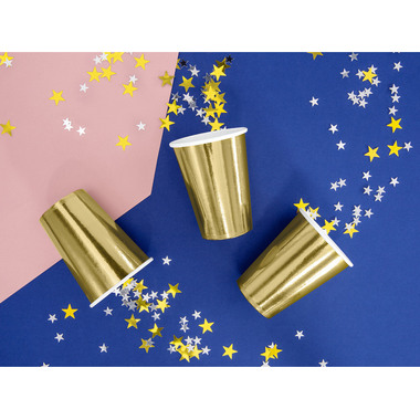 PARTYDECO Gobelets 220ml KPP57019MEEU or 6 pièces
