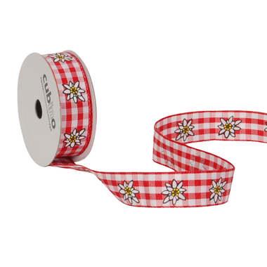 SPYK Band Cubino 15mm/3m 1324.1554 rosso/bianco gnafalio
