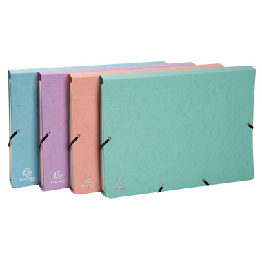 EXACOMPTA Dossier à comp. Aquarel A4 58560E ass. 12 pcs