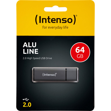 INTENSO USB Stick Alu Line 64GB 3521491 USB 2.0 antracite