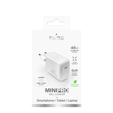 Chargeur mural Mini Pro 45w | Puro