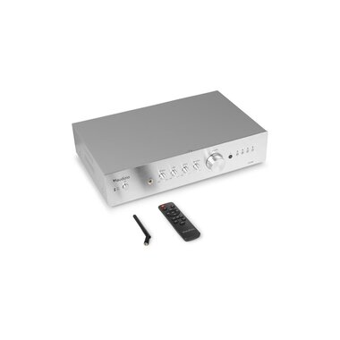Audizio Amplificateur stéréo AD200A Argenté