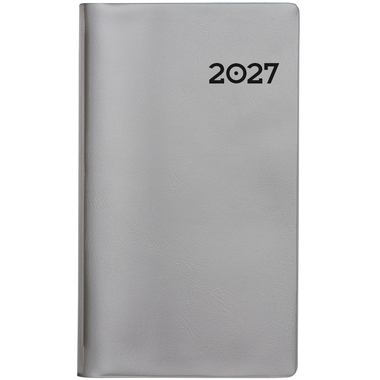 BIELLA Agenda Luzern 2027 855512280027U 1M/2P silber ML 8.7x15.3cm
