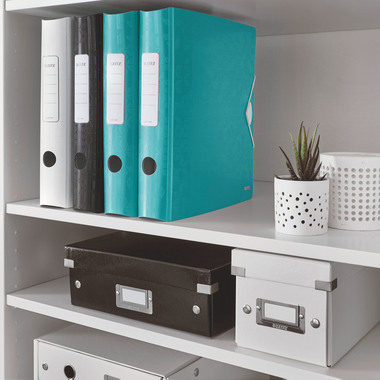 LEITZ Classeur WOW Active 180° 6.5cm 11070051 bleu glacier A4