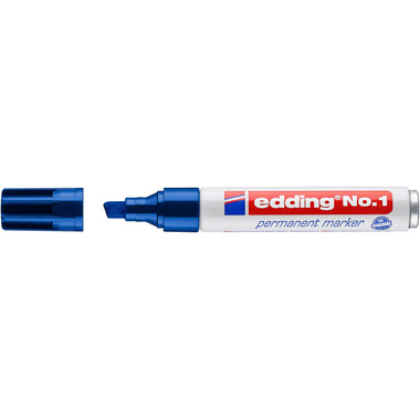 EDDING Permanent Marker No. 1 1-5mm 1-3 blau