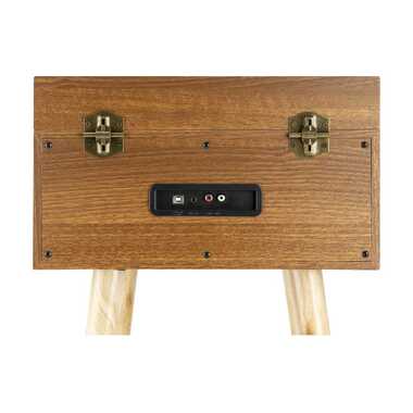 Audizio Tourne-disque Bluetooth Fremont Brun