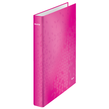 LEITZ Classeur anneaux WOW 4cm 42410023 2 anneaux rose A4+