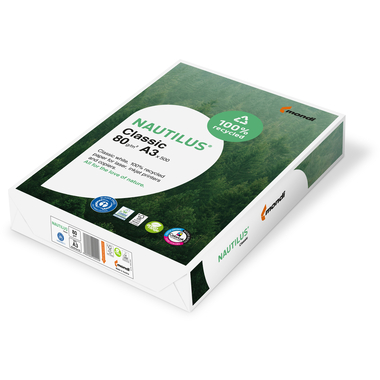 NAUTILUS CLASSIC Kopierpapier A3 88032444 80g, recycling 500 Blatt