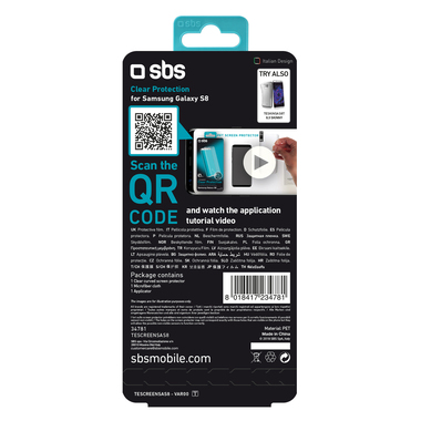 Clear Protection pour Samsung Galaxy S8