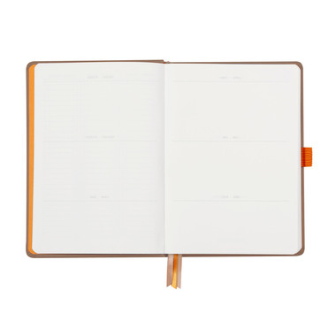 RHODIA Goalbook Notizbuch A5 118573C Hardcover taupe 240 S.