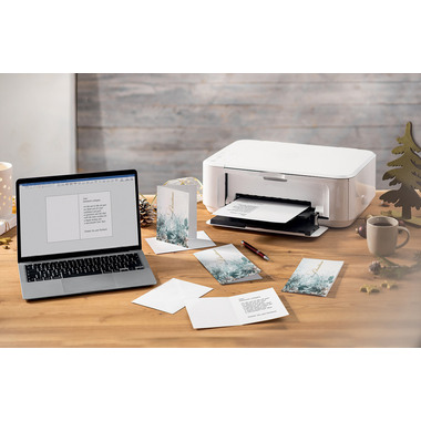 SIGEL Weihnachtskarten A6 DS086 Weihnachtsgesteck 25 Stück