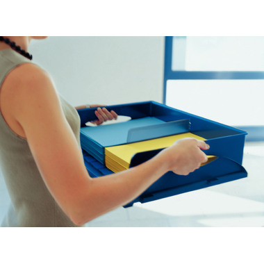 LEITZ Corbeille Courrier Jumbo A3/C3 52320035 bleu