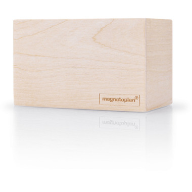 MAGNETOPLAN Magnetischer Zubehörhalter 1228649 Wood Series, Birke 114x70x64mm