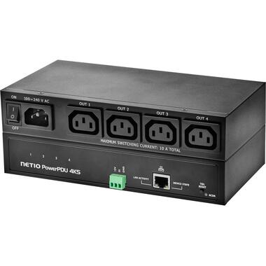 NETIO Barrette de connecteurs IP PowerPDU 4 KS 4x C13 avec mesure de puissance