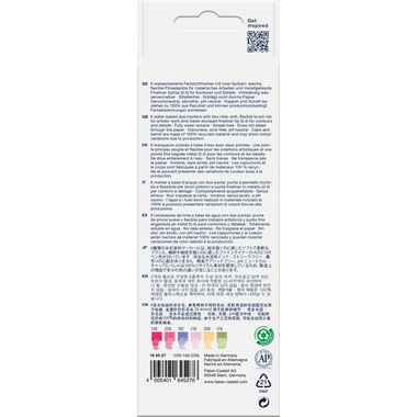 FABER-CASTELL Goldfaber Dual Marker 164527 Blumen, 6 couleurs