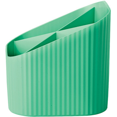 HAN Stifteköcher Re-LOOP 2.74 Jade grün 4 Fächer